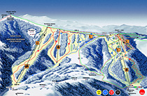 Skimapa Snow Paradise lyžování Oščadnica Veľká Rača Kysucké Beskydy Slovensko